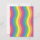 Invitation Vague arc-en-ciel (Dos)