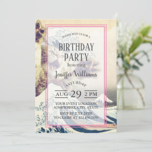 Invitation Vague de chats géants - La Grande Vague au large d