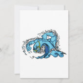 Invitation Vague de natation (Devant)