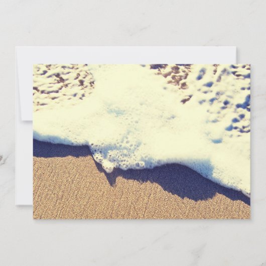 Invitation vague sablonneuse (Devant)