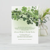 Invitation Vagues d'Invitation Trèfle (Debout devant)