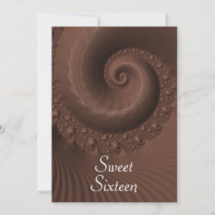 Invitation Vagues et Tourbillons de Chocolat Douze Ans