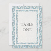 Invitation Vagues stylisées de Seigha japonais Grand numéro d (Dos)