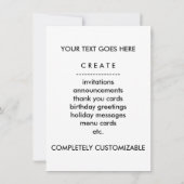 Invitation vaisseau spatial (Dos)