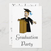 Invitation Valedictorian (Devant / Derrière)