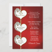 Invitation Valentin/Rose - Renouvellement des voeux Mariages  (Dos)