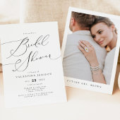 Invitation VALENTINA Élégant Mariage Minimaliste Script