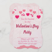 Invitation Valentine (Devant / Derrière)