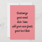 Invitation Valentine Belly Dancer (Dos)