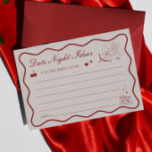 Invitation Valentine Bridal Shower Date Night Ideas Card
