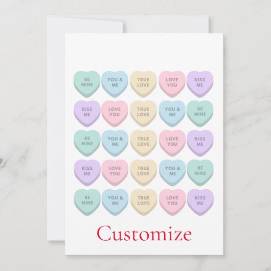 Invitation Valentine Candy Hearts Thunder_Cove (Devant)