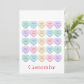 Invitation Valentine Candy Hearts Thunder_Cove (Debout devant)