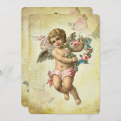 Invitation Valentine Cherub (Devant / Derrière)