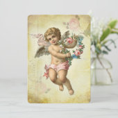 Invitation Valentine Cherub (Debout devant)