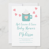 Invitation Valentine Cocoa Campfire Baby shower de Musique Tu (Devant)