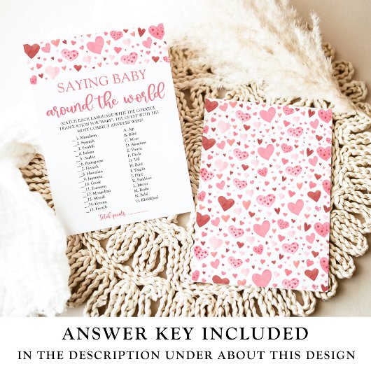 Invitation Valentine Dire Bébé Dans Le Monde Jeu