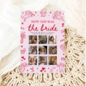 Invitation Valentine Hand Drawn How Old Was The Bride Game