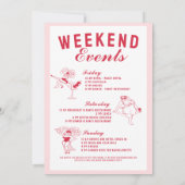 Invitation Valentine lucky bachelorette in love party (Dos)
