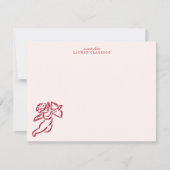 Invitation Valentine’s Day Cupid Note Card (Devant)