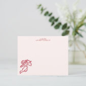 Invitation Valentine’s Day Cupid Note Card (Debout devant)