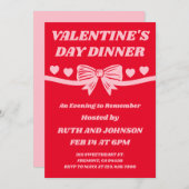 Invitation Valentine’s Day Dinner Event (Devant / Derrière)