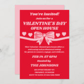 Invitation Valentine’s Day Open House (Devant / Derrière)