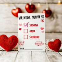Valentine, tu es si Sigma ! La Saint-Valentin de l