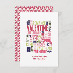Invitation Valentine Words Classroom