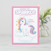 Invitation Valentine You Sparkle Classroom Saint-Valentin (Debout devant)