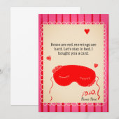 Invitation Valentines Day Card (Devant / Derrière)