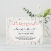 Invitation Valentines Day Couple's / Mariage / Fête des marié (Debout devant)