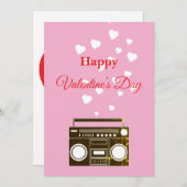 Invitation Valentine's day holiday (Devant / Derrière)