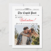 Invitation Valentines Day Journal Timeline Our Love Story (Devant)