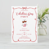 Invitation  Valentine's day party (Debout devant)