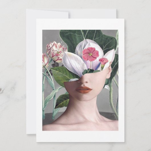 Invitation Valentines Jour Face Classique (Dos)