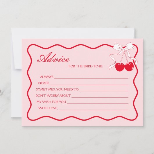 Invitation Valentines rouges roses ondulées Conseils pour la (Devant)