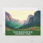 Invitation Vallée du parc national Yosemite Demi-Dôme (Dos)