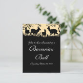 Invitation Valse d'automne de style/invitation (Debout devant)