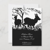 Invitation Valse d'automne de style/invitation (Dos)