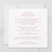 Invitation Valse des fleurs Ballet Casse-Noisette (Dos)