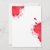 Invitation Vampes Et Vampires Halloween Cocktail Party Soiree (Dos)