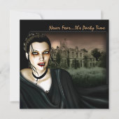 Invitation Vampire À L'Invitation Du Hall Gothic Party (Devant)