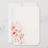Invitation Vampire Bat Wings Skull Halloween Party (Dos)
