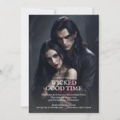 Invitation Vampire Couple Halloween (Devant)