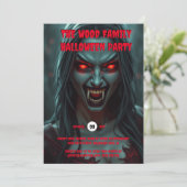 Invitation Vampire femmes adultes halloween créatures éffraya (Debout devant)
