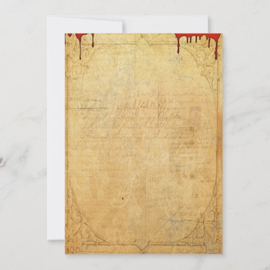 Invitation Vampire Halloween Gathering ID579 (Dos)