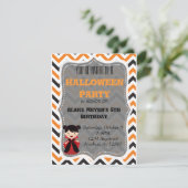 Invitation Vampire mignon de Chevron d'invitation de (Debout devant)