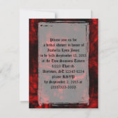 Invitation Vampire Roses (Dos)