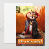 Invitation Vampire Tamia (Devant / Derrière)