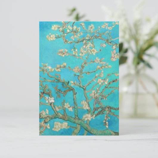 Invitation Van Gogh Almond Blossoms (Debout devant)